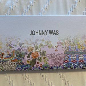 Beautiful Johnny Was floral scarf, NWT